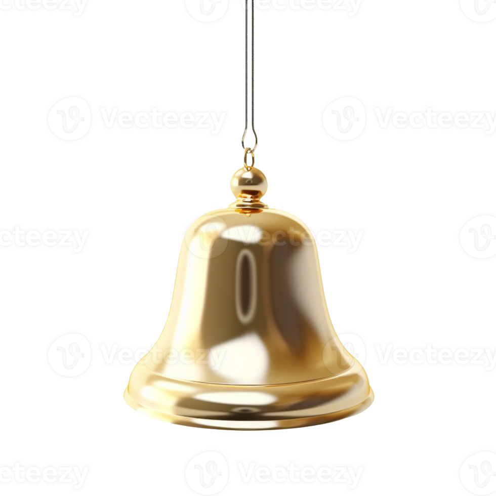 bell isolated on background with png