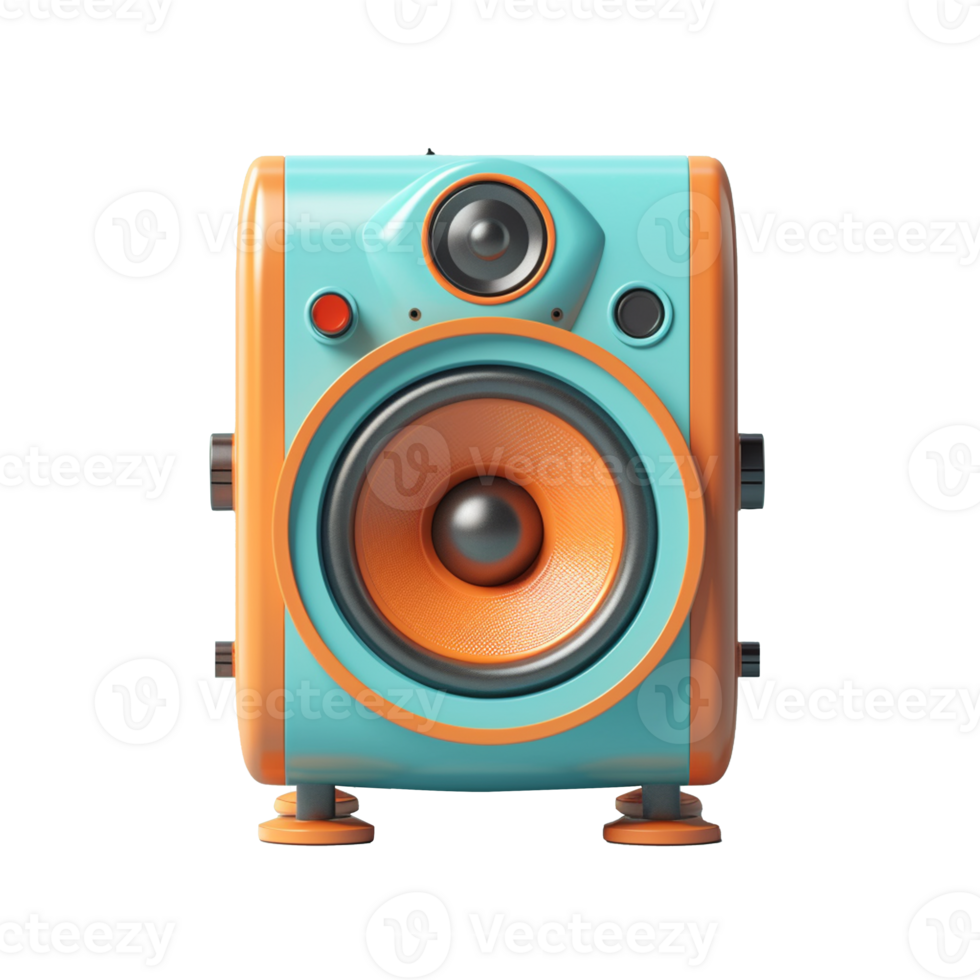 loudspeaker isolated on background with png