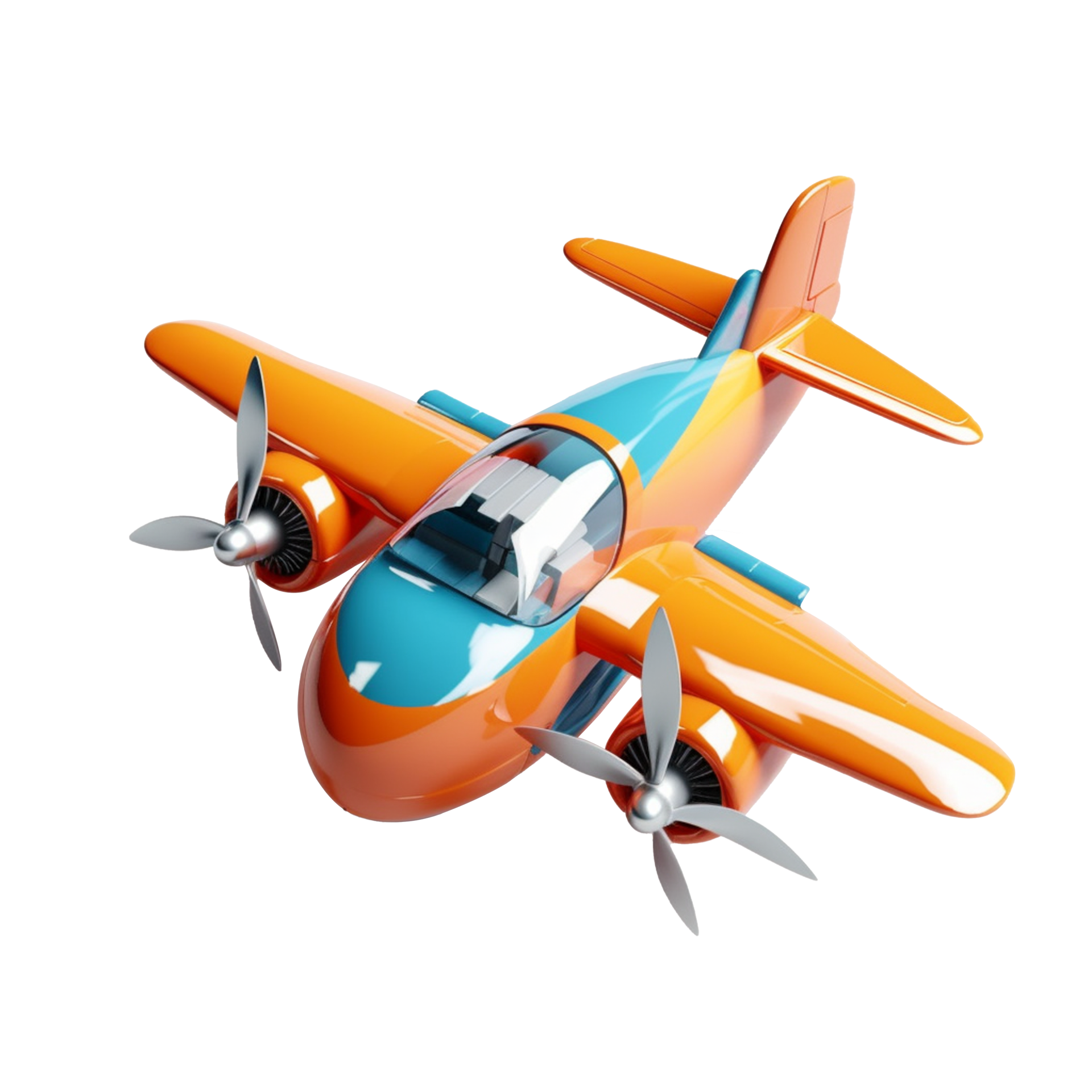 propeller plane isolated on background with 24509447 PNG