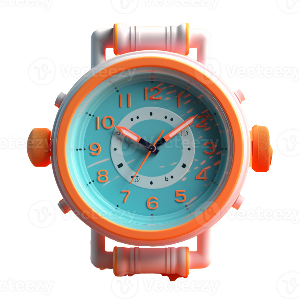 vintage wrist watch isolated on background with png