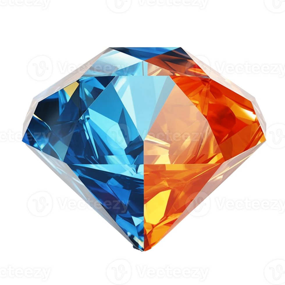 diamond isolated on background with png