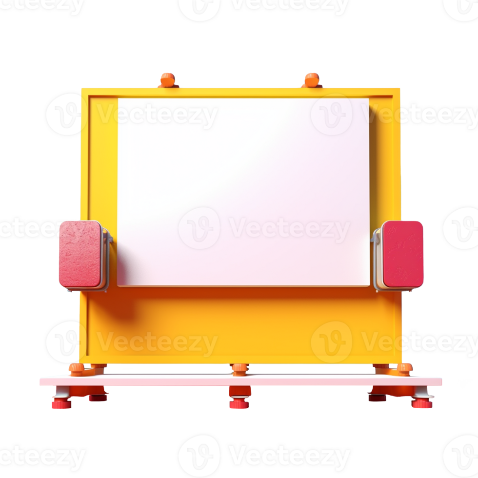 panneau d'affichage isolé sur Contexte avec génératif ai png