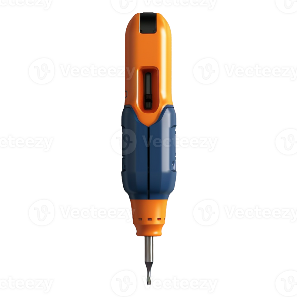 electric screwdriver isolated on background with png