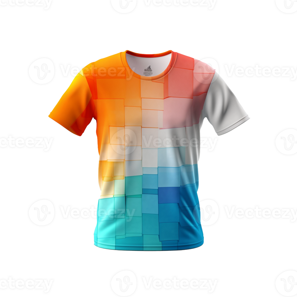 t shirt isolated on background with png
