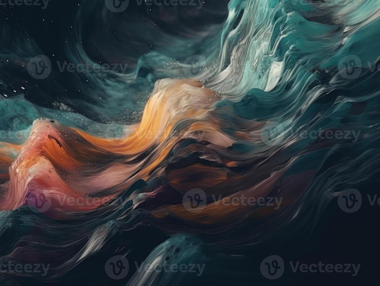 Abstract fractal. Fractal art background for creative design. Decoration for wallpaper, desktop, poster, cover booklet. Created with technology photo
