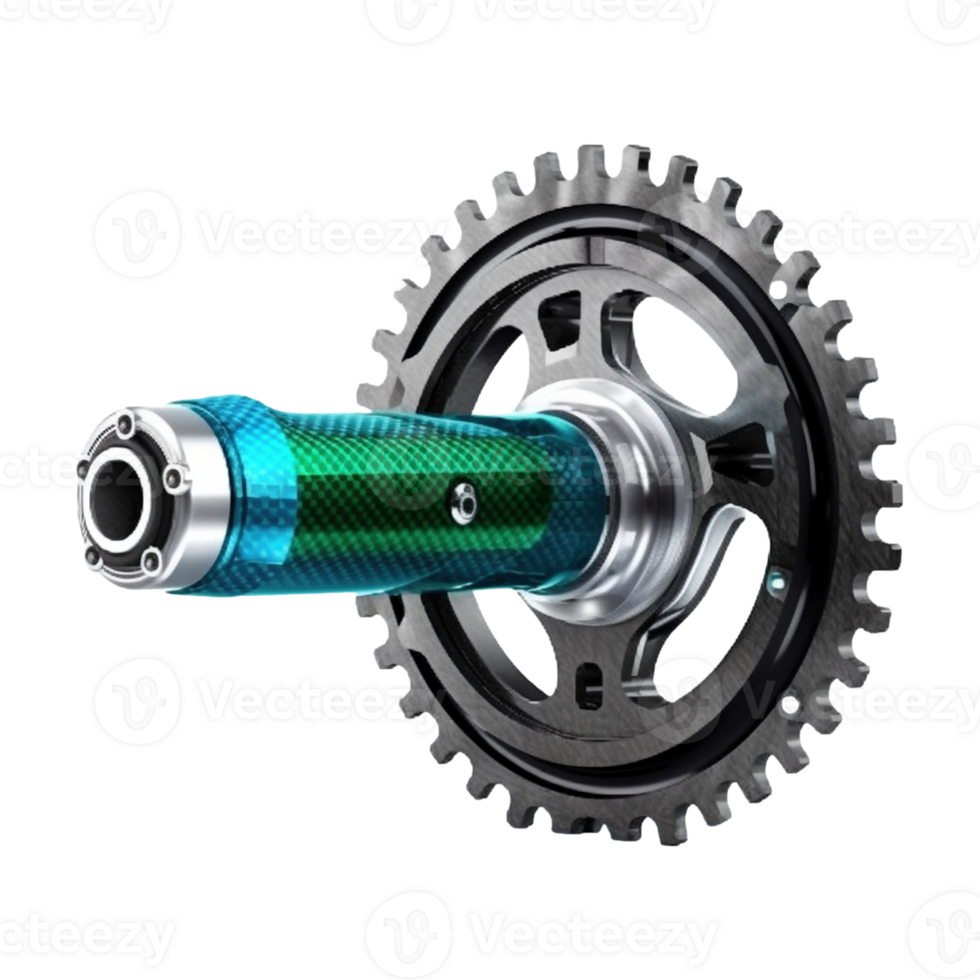 ebike medio montar conducir aislado en transparente fondo, creado con generativo ai png