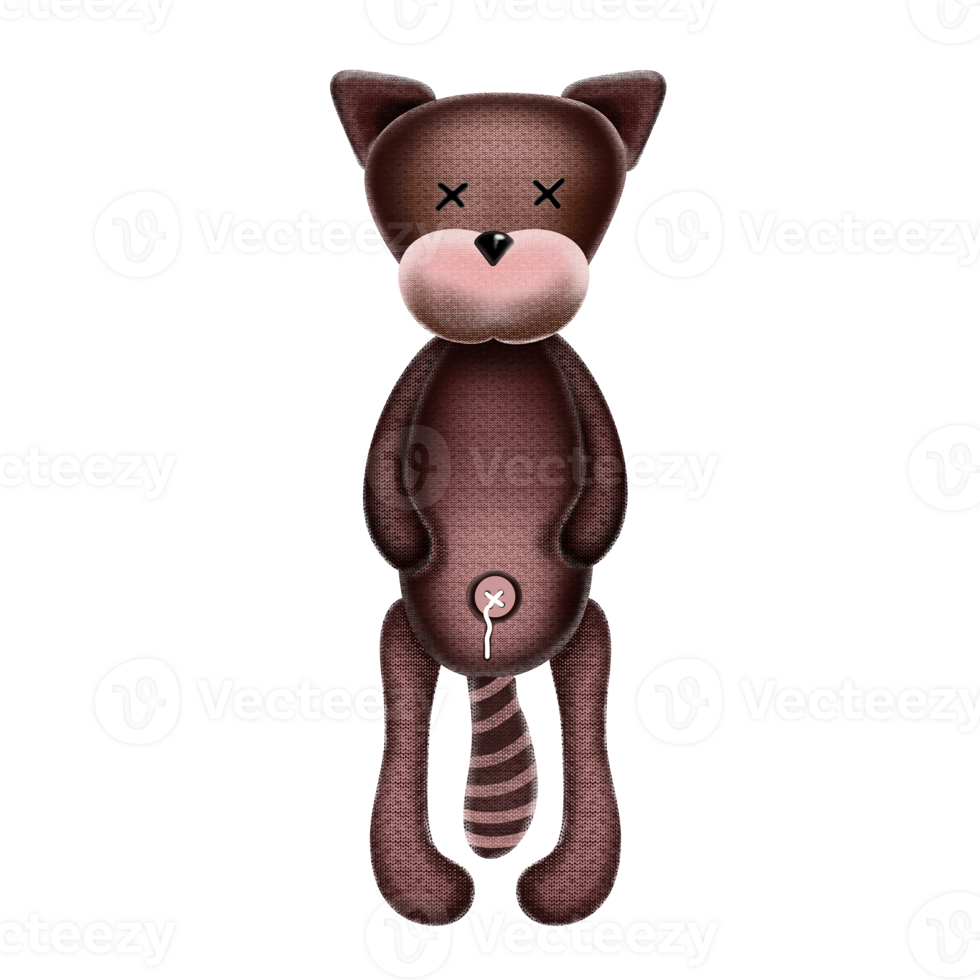 knitted-cat-toy-digital-illustration-24509688-png