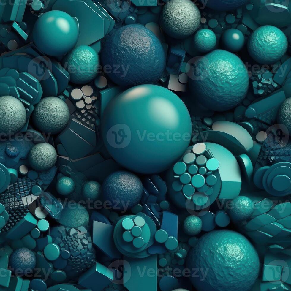Colorful seamless geometric pattern created with technology photo