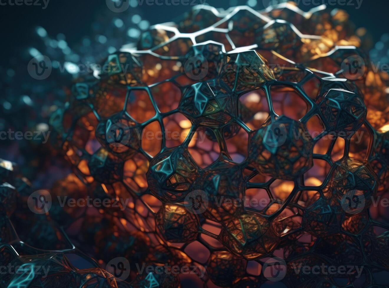 Colorful abstract background An abstract image featuring organic shapes and lines that intersect and overlap created with technology. photo