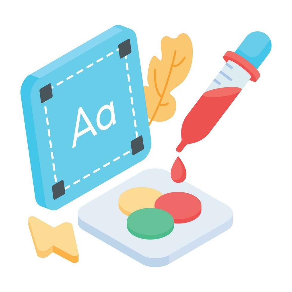 Trendy isometric icon of media storage vector