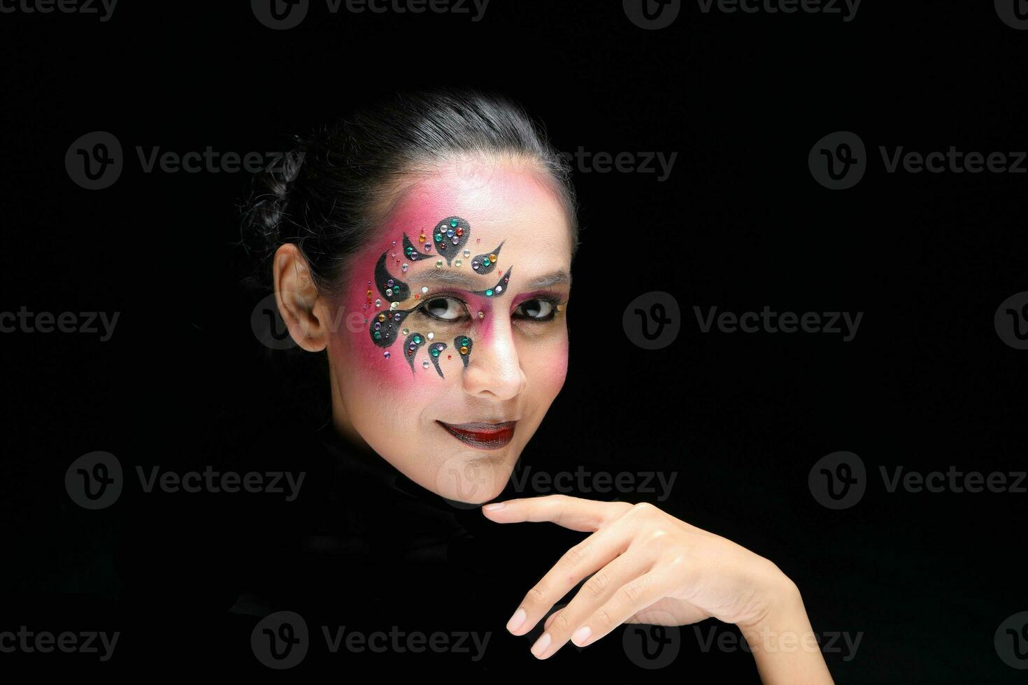 Asian Woman Fashion Makeup photo