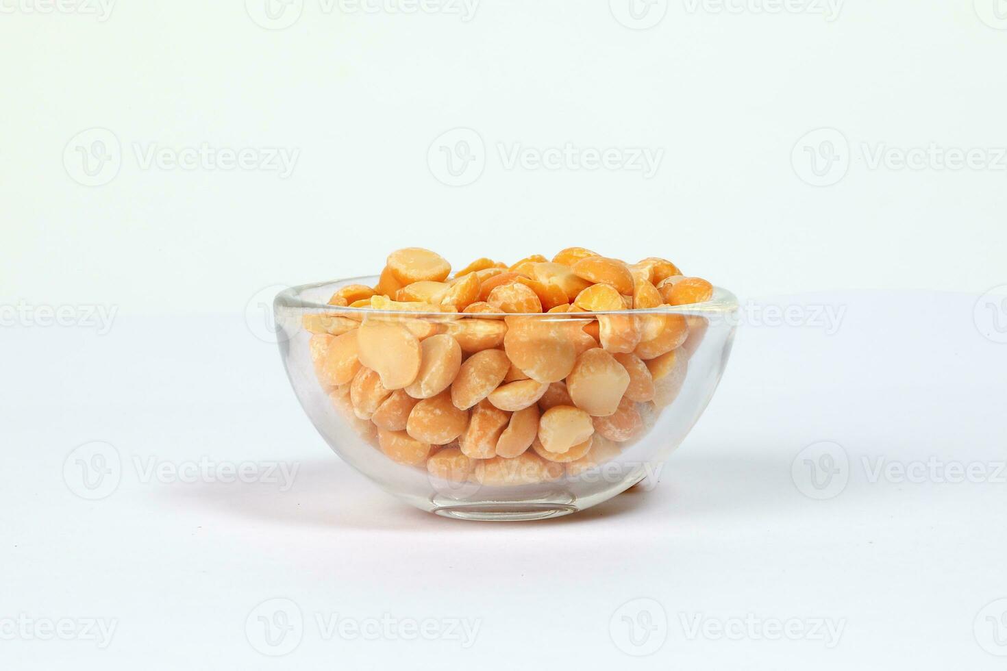 Yellow split chickpea peas boot chana dal photo