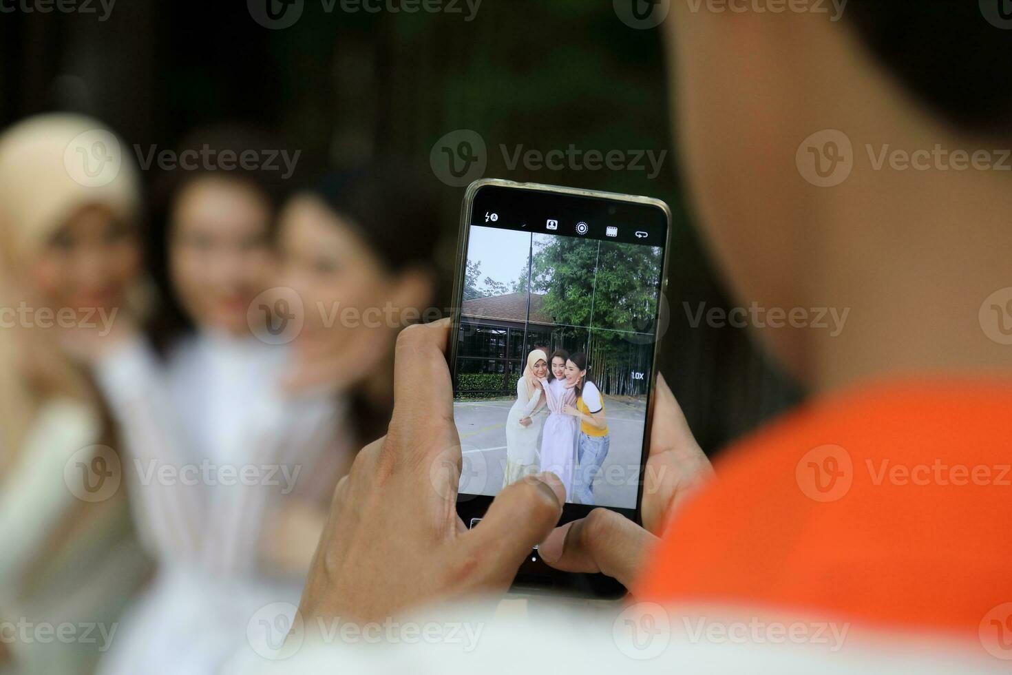 Young Asian different ethnic malay chinse  man woman activity lifestyle student educating job business photo