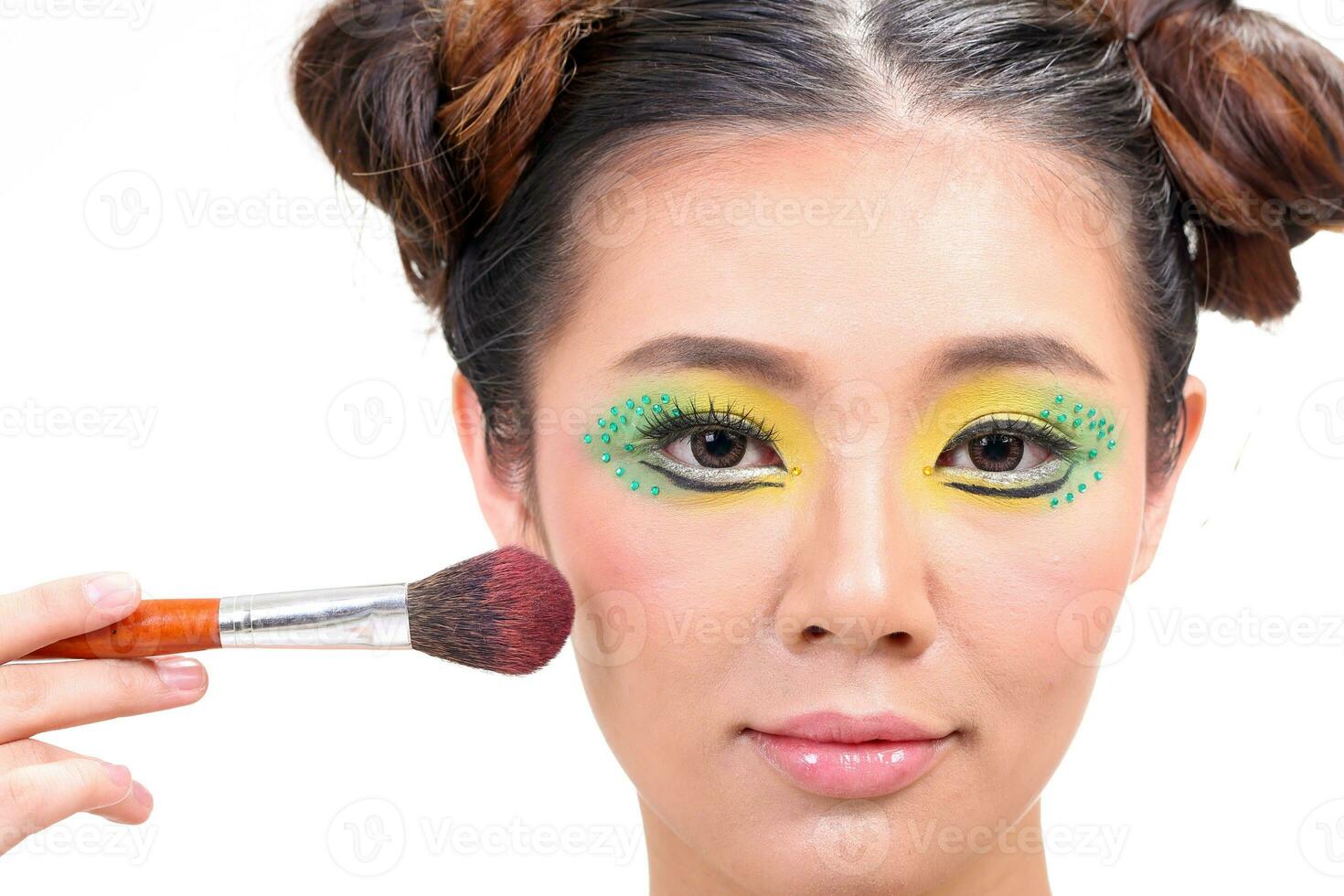 Asian Woman Fashion Makeup photo