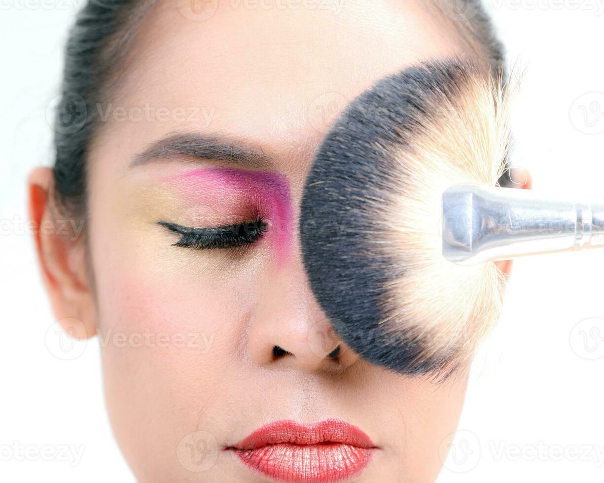 Asian Woman Fashion Makeup photo