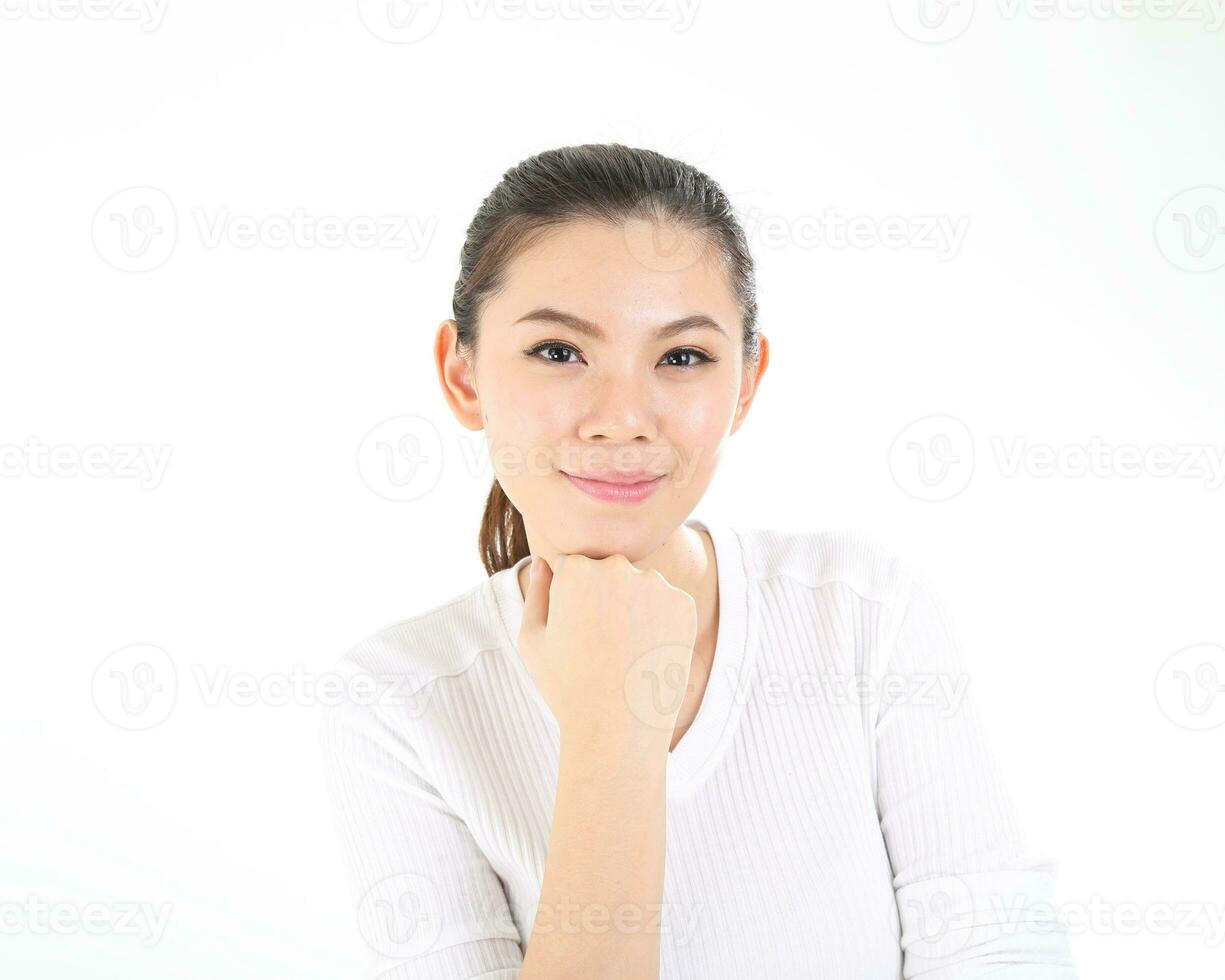 Young asian woman active healthy lifestyle photo