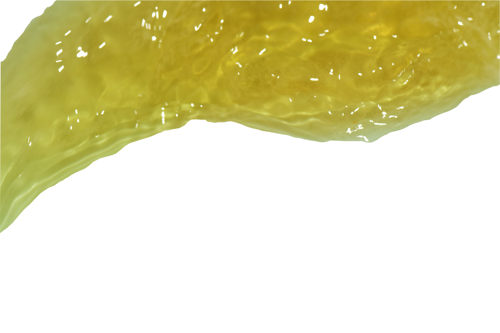 Pouring beer with bubble froth in glass for background on top view wave