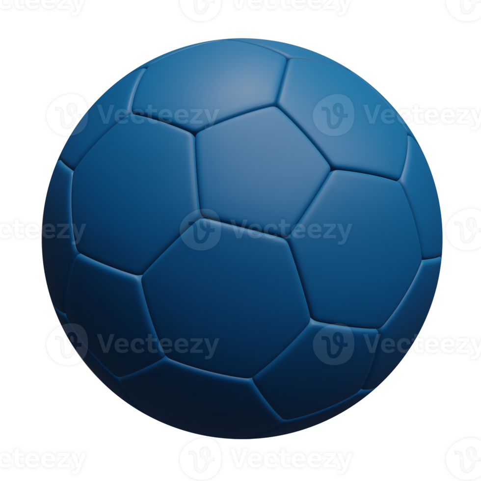 blauer Fußball png