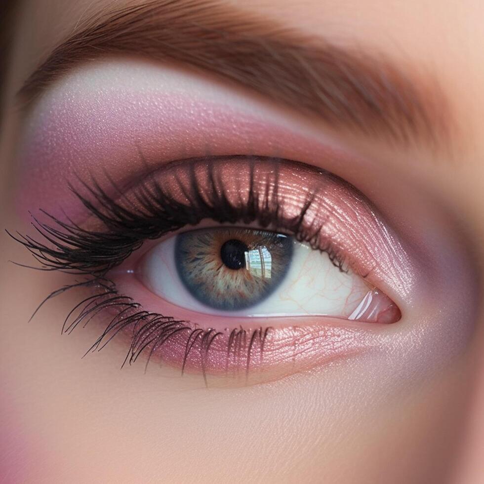 photo of Soft Pink Eye Makeup