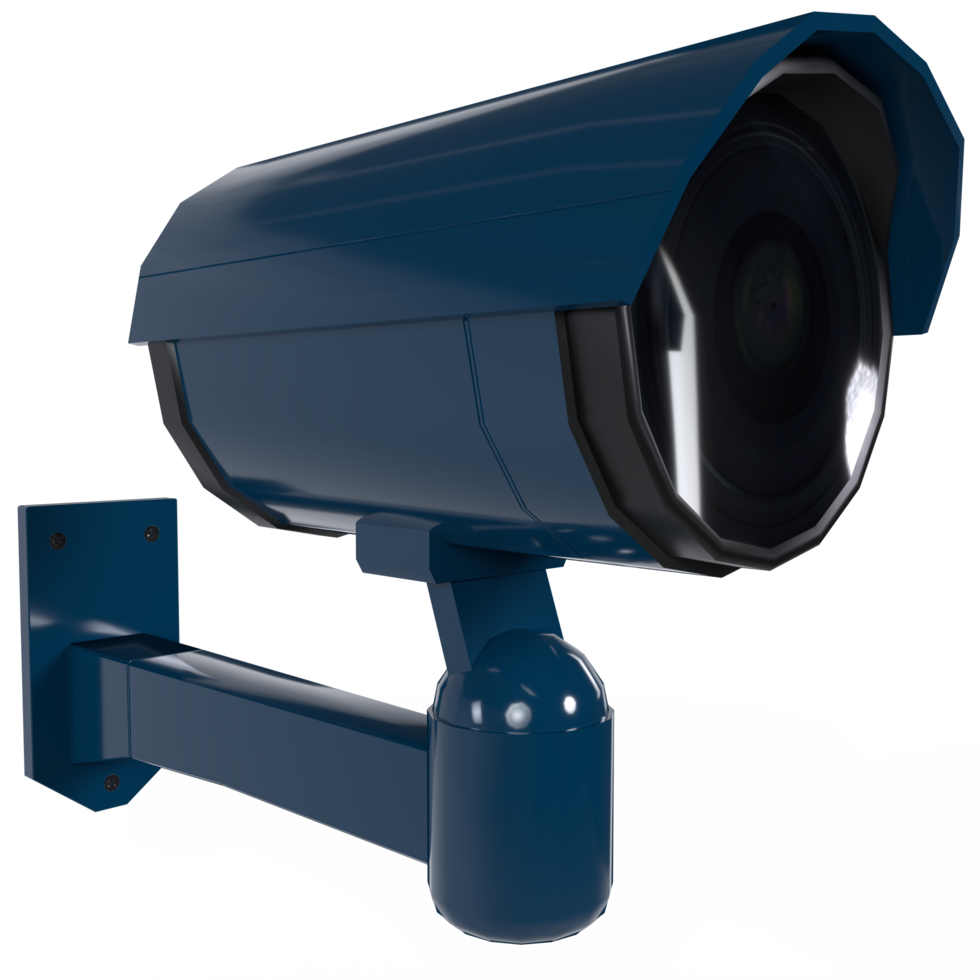 3d Rendering Of Security Camera png