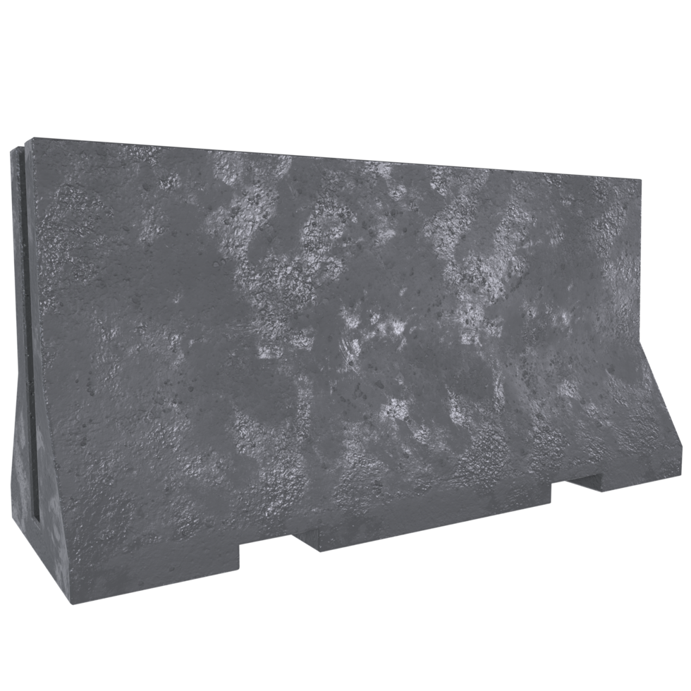 3d Rendering Of Stone Barrier png