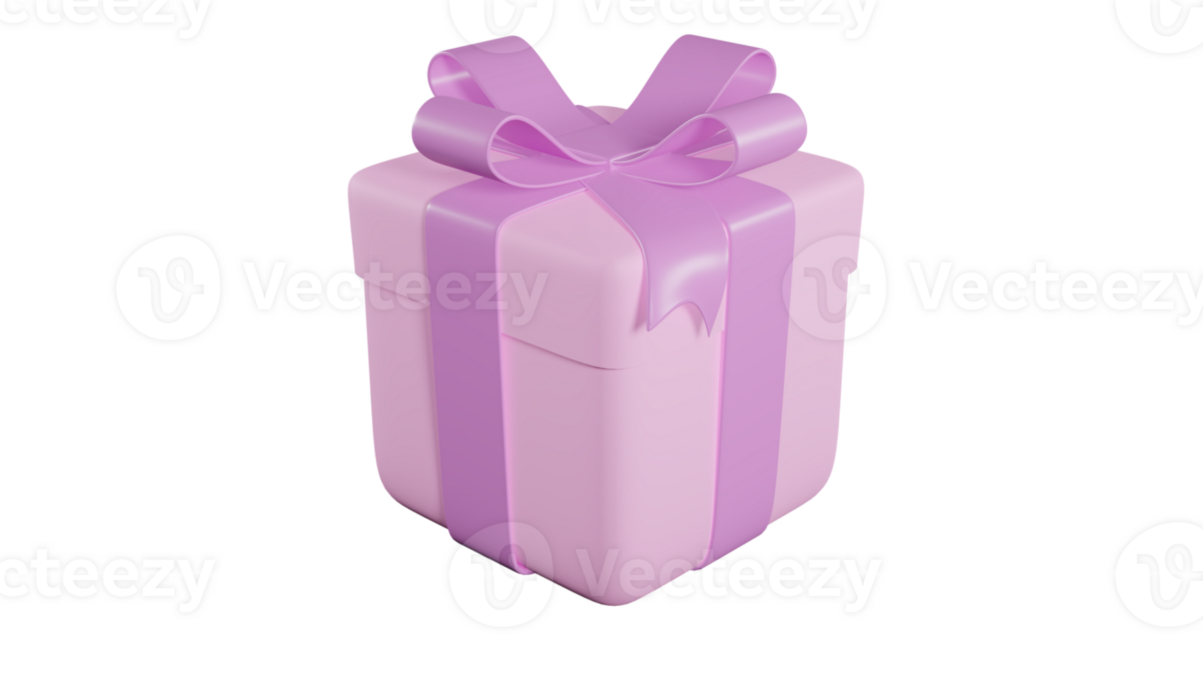 3d render of a gift box in pastel pink color. suitable for illustration wedding gifts and birthdays png