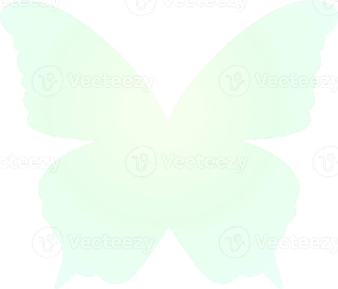 y2k gradient butterfly png