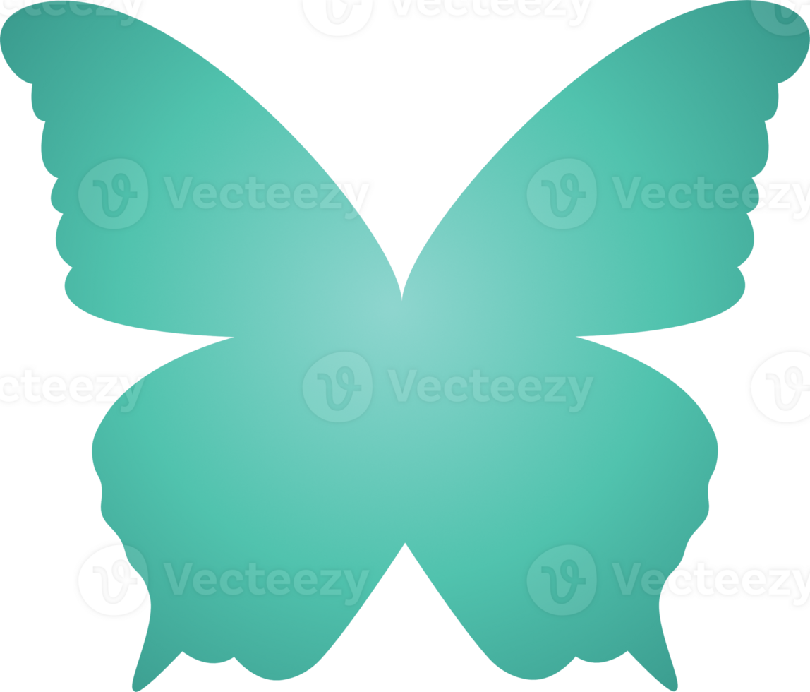 y2k gradient butterfly png