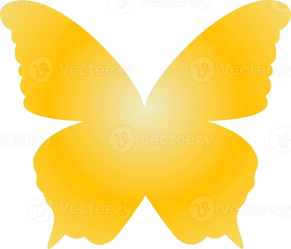 y2k gradient butterfly png