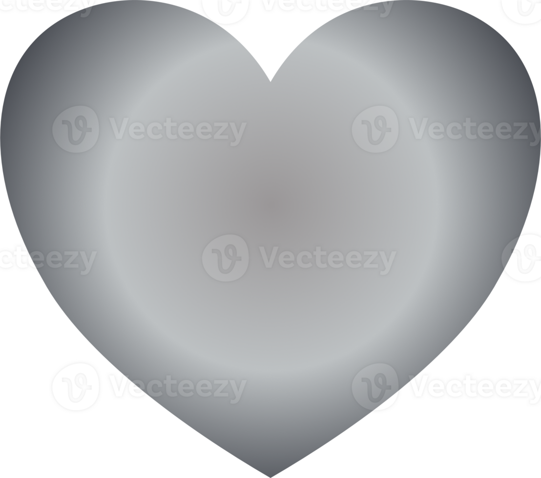 Y2k gradient heart png