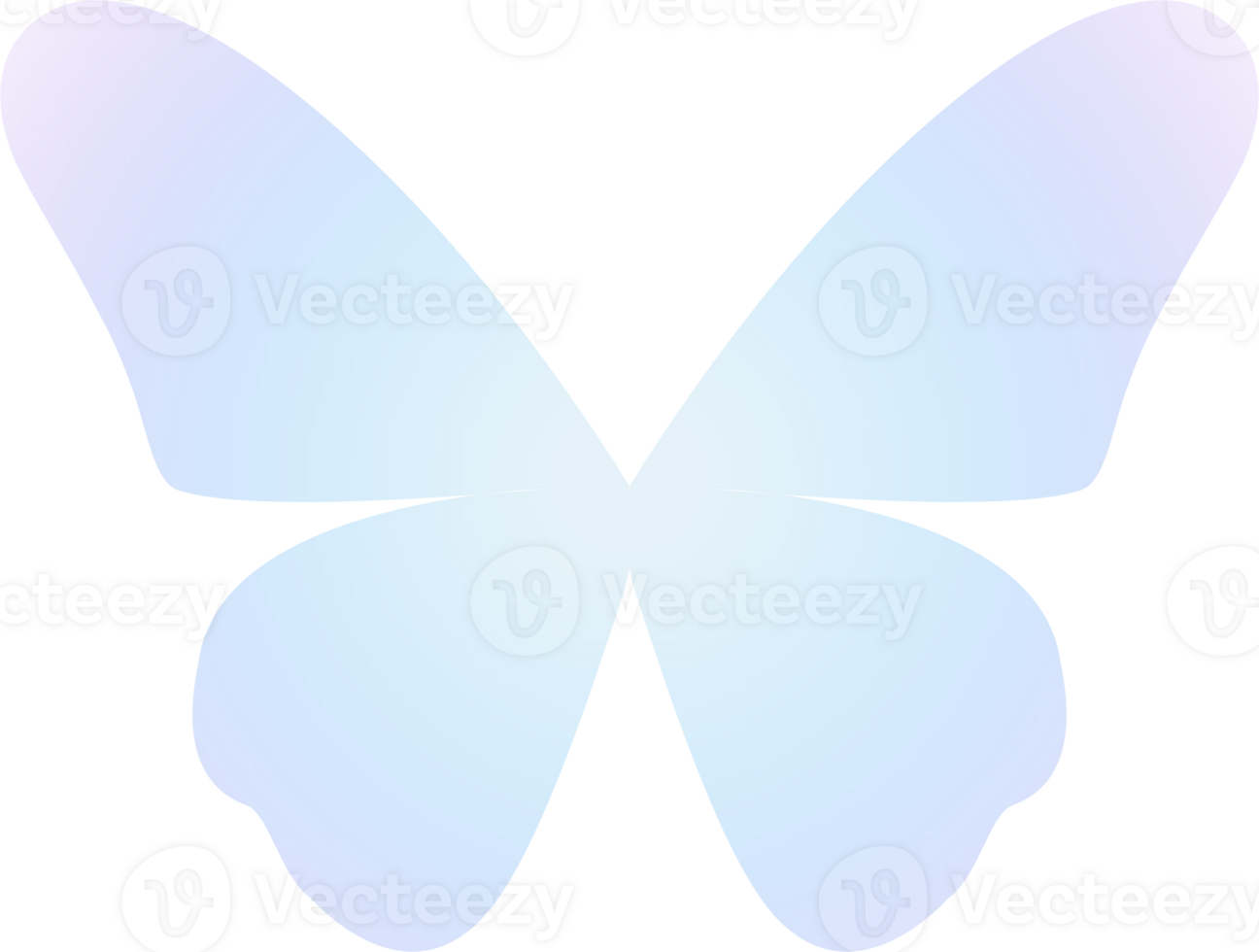 y2k Gradient Schmetterling png