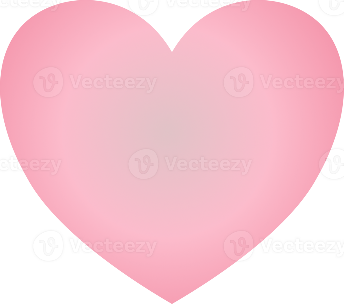 Y2k gradient heart png