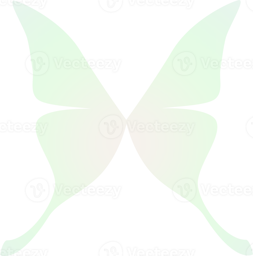 y2k gradient butterfly png