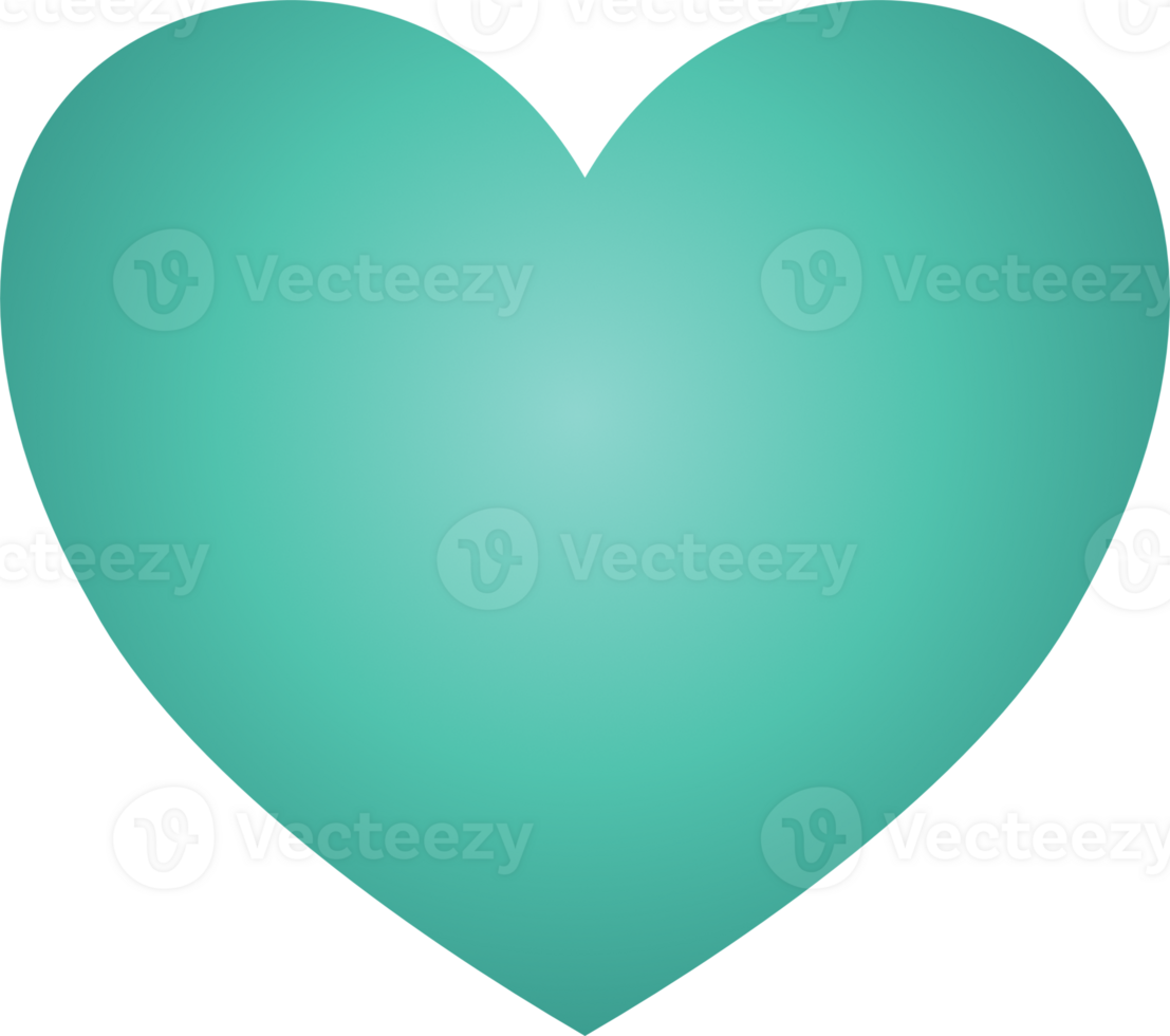 Y2k gradient heart png