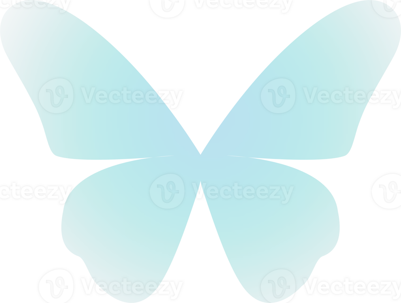 y2k gradient butterfly png