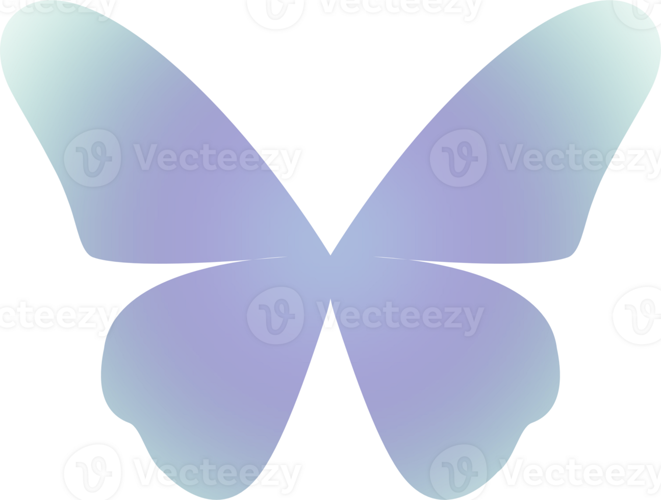 y2k gradient butterfly png