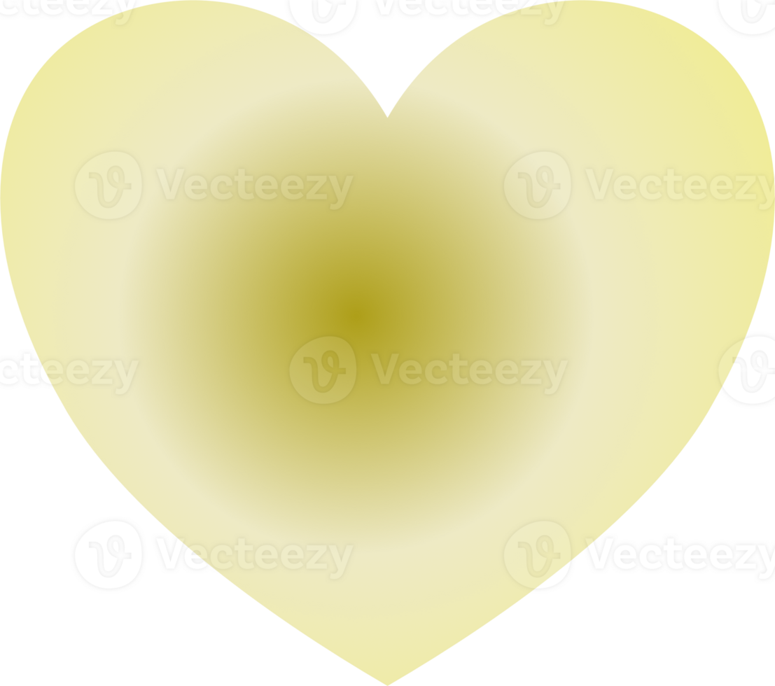 Y2k gradient heart png