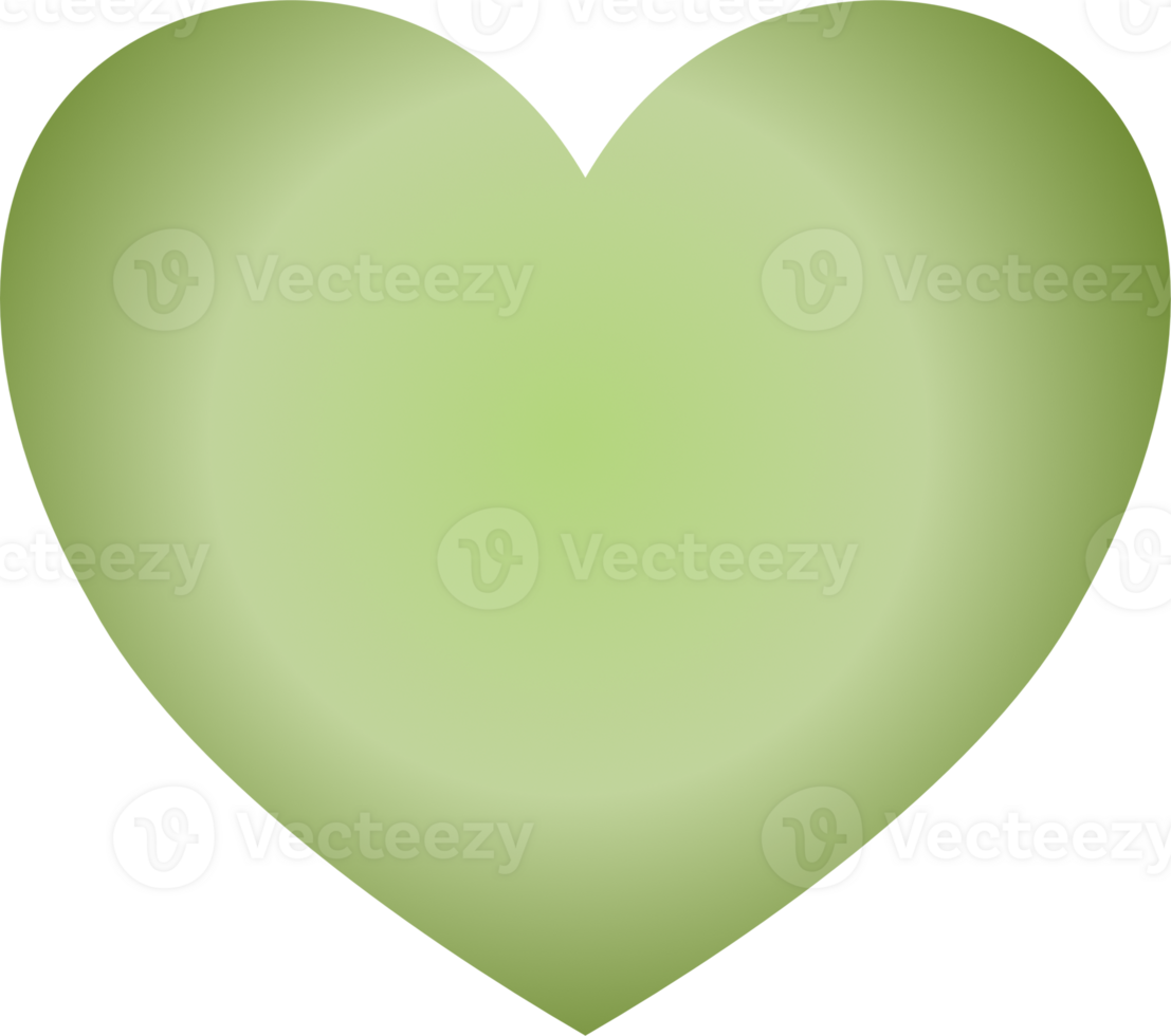 Y2k gradient heart png
