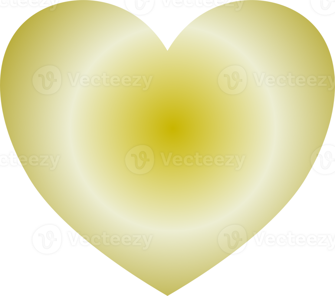 Y2k gradient heart png