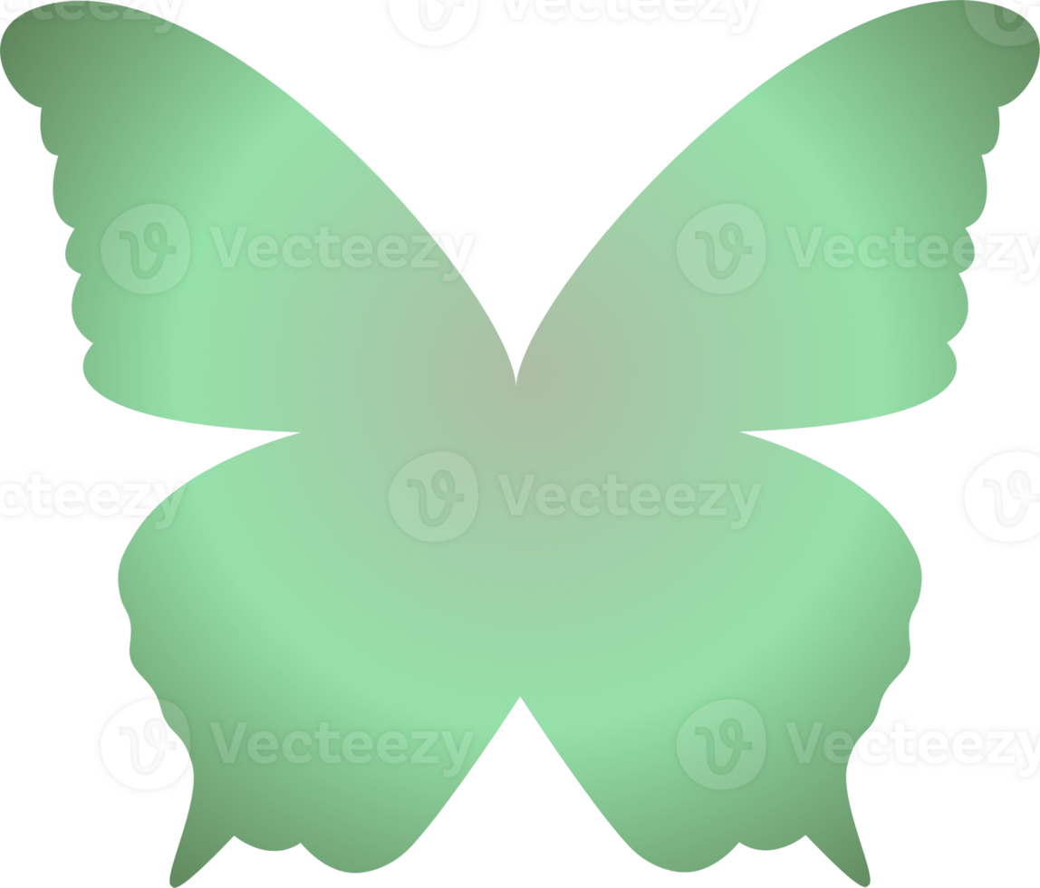 y2k gradient butterfly png