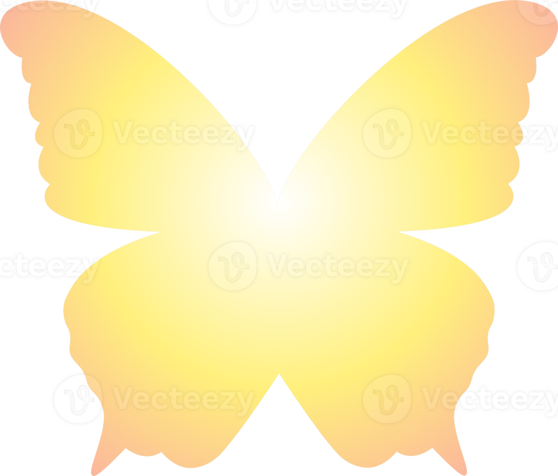 y2k gradient butterfly png