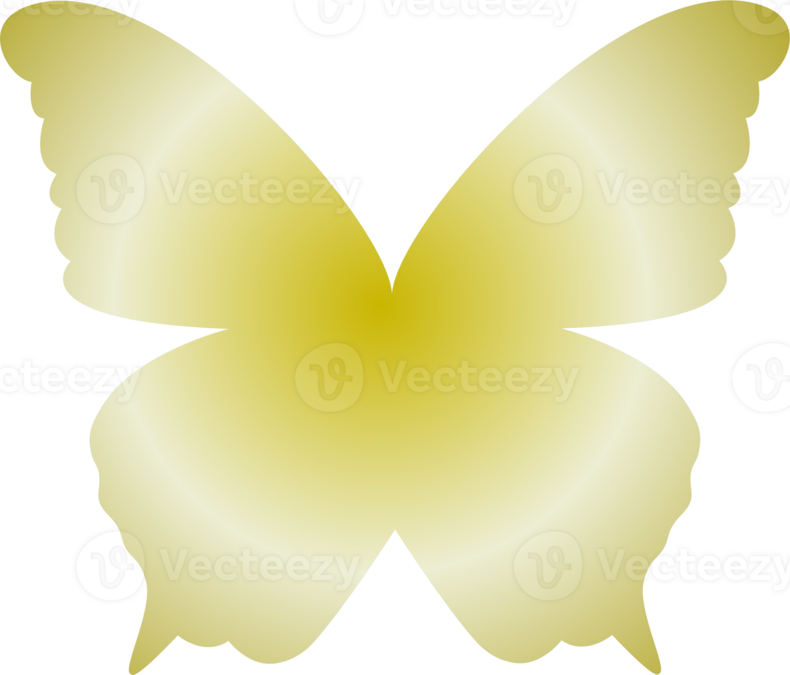 y2k gradient butterfly png