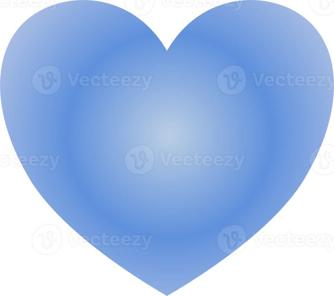 Y2k gradient heart png