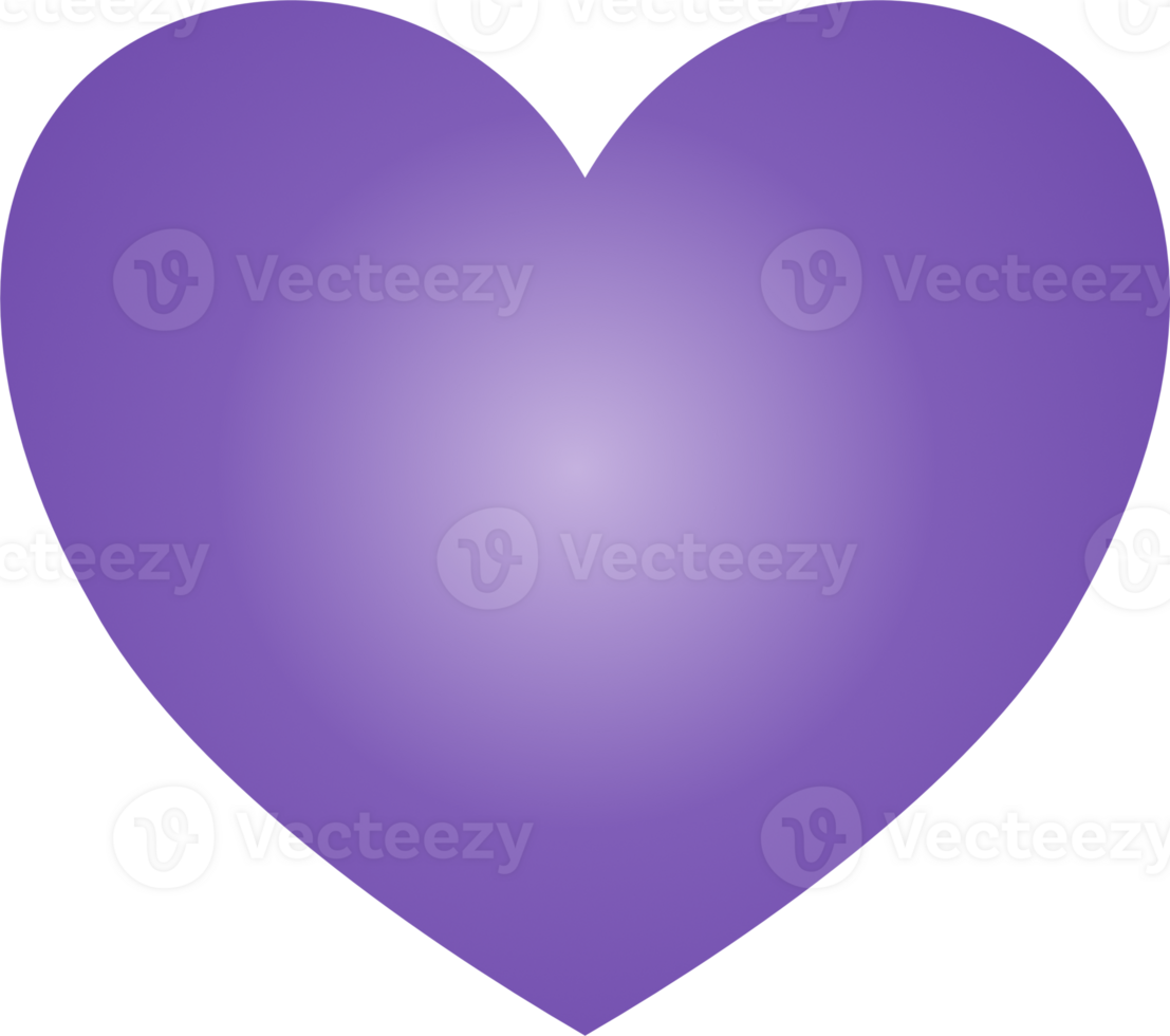 Y2k gradient heart png