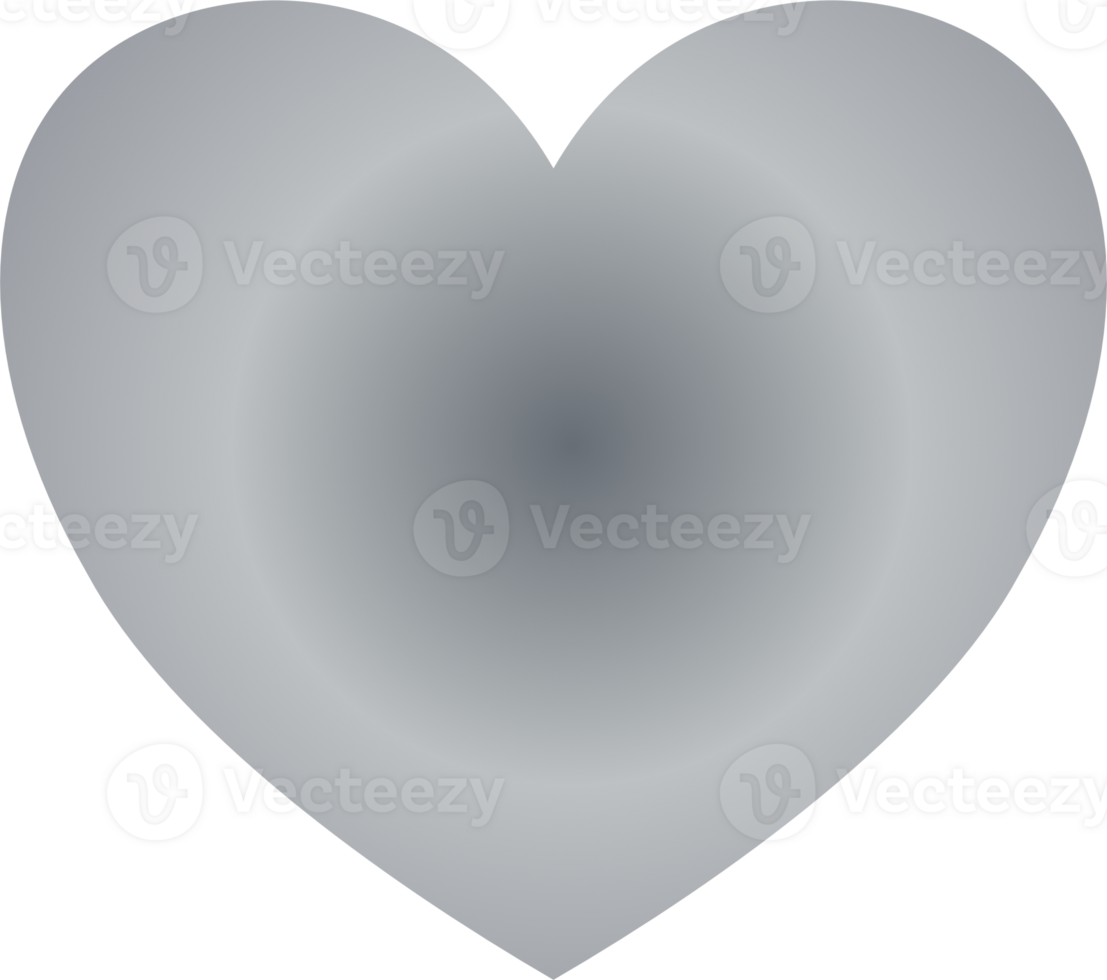 Y2k gradient heart png