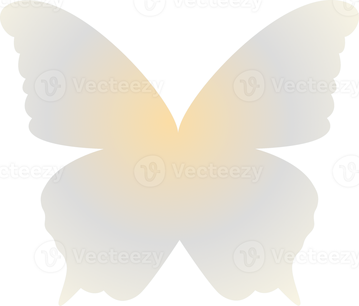 y2k gradient butterfly png