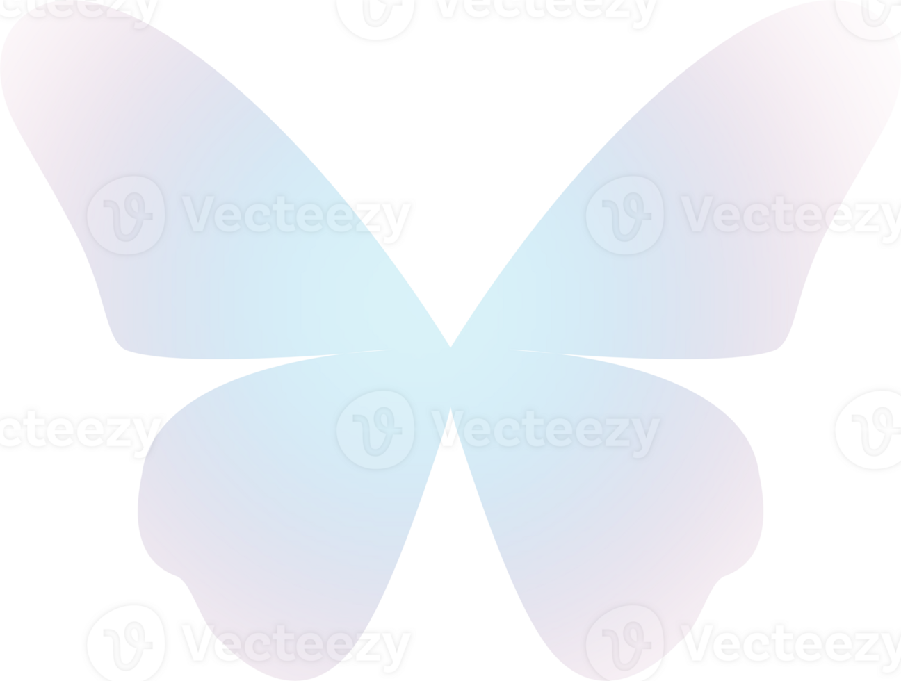 y2k gradient butterfly png