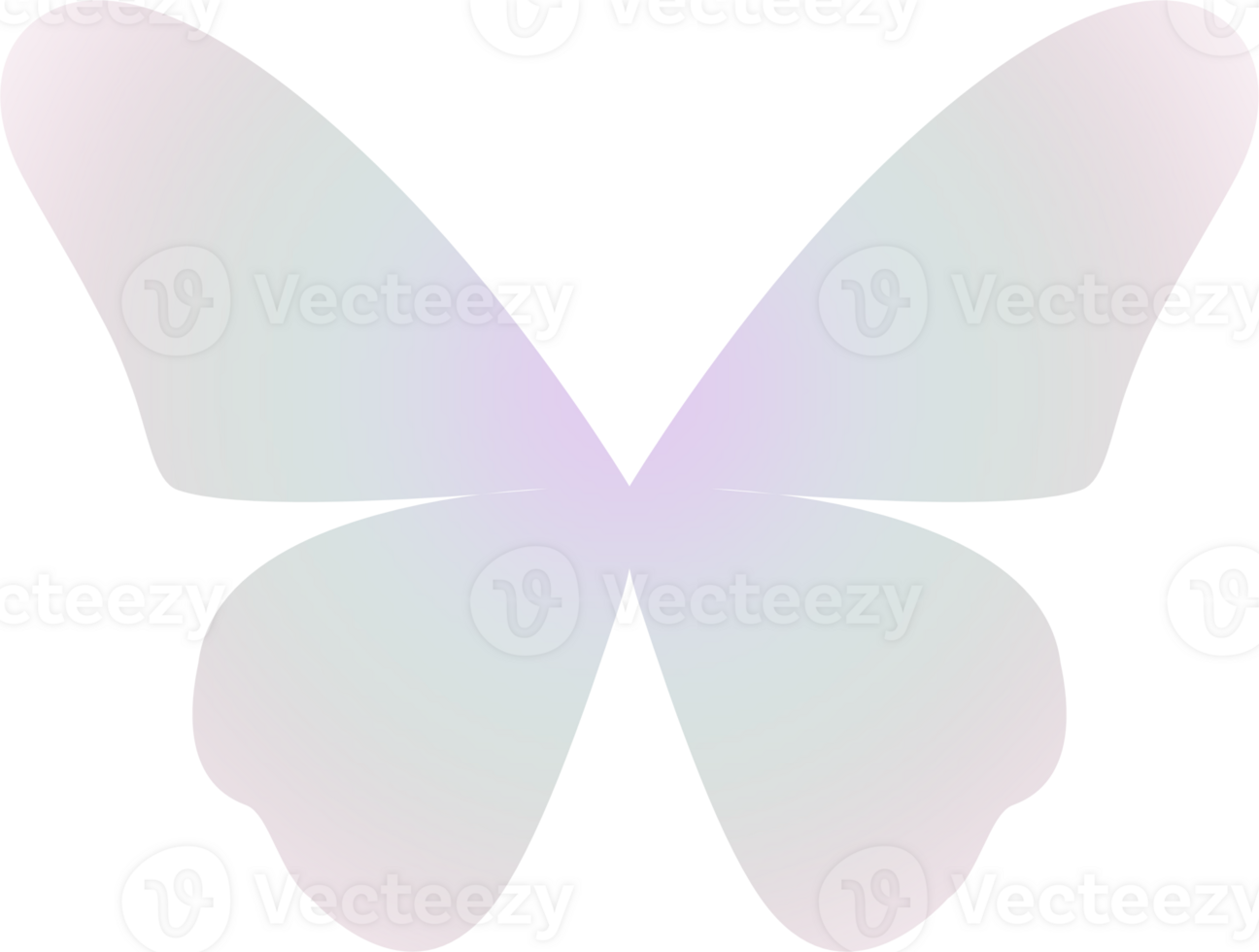 y2k gradient butterfly png