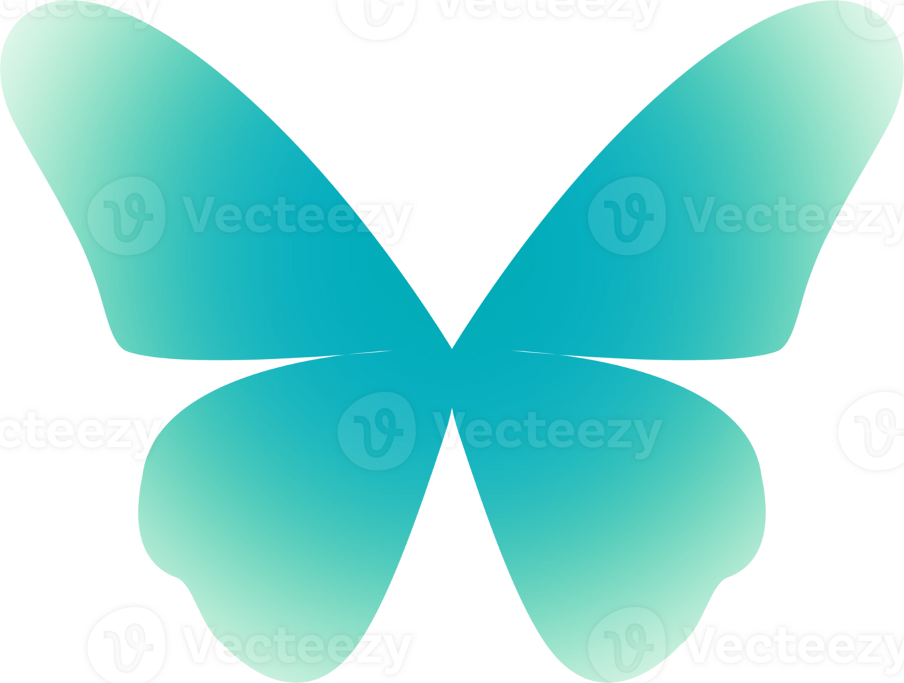 y2k gradient butterfly png