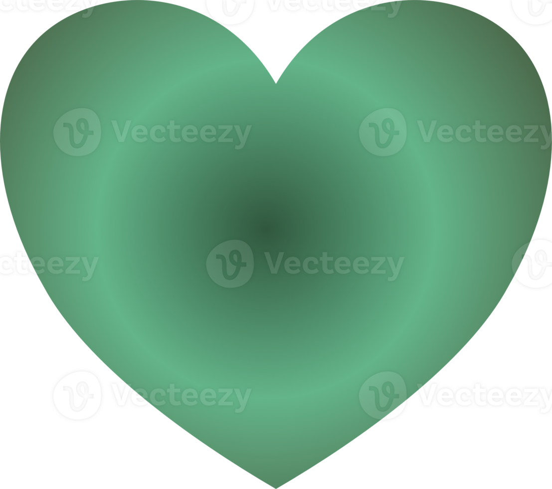 Y2k gradient heart png
